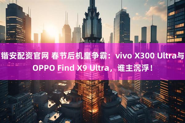 锴安配资官网 春节后机皇争霸：vivo X300 Ultra与OPPO Find X9 Ultra，谁主沉浮！
