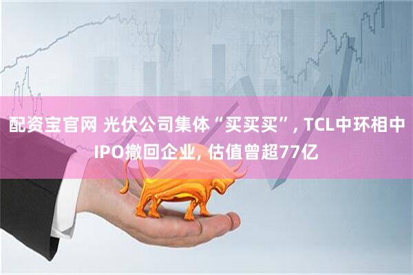 配资宝官网 光伏公司集体“买买买”, TCL中环相中IPO撤回企业, 估值曾超77亿